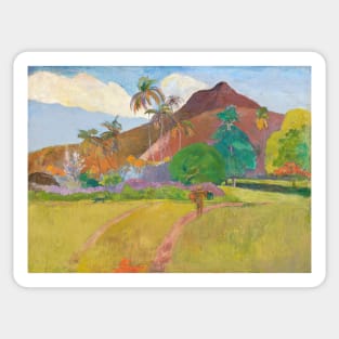 Tahitian Landscape Sticker